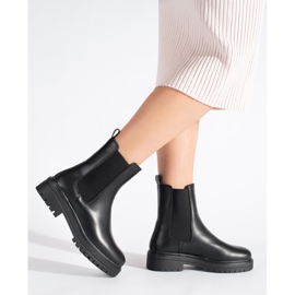 Ghete Chelsea de damă negre de la Sergio Leone negru 1