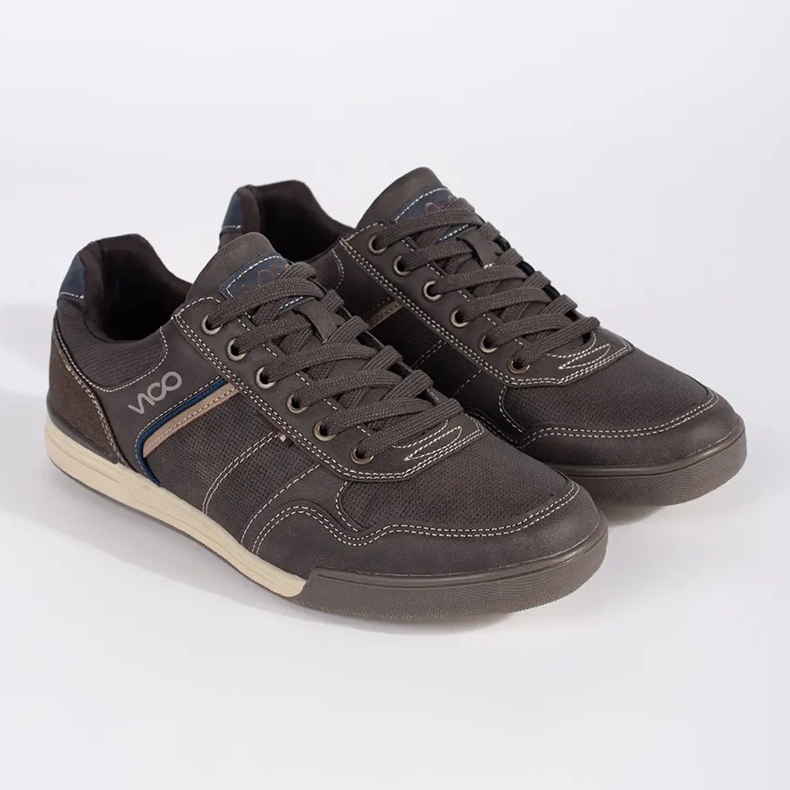 Vico Pantofi sport maro pentru bărbați 1