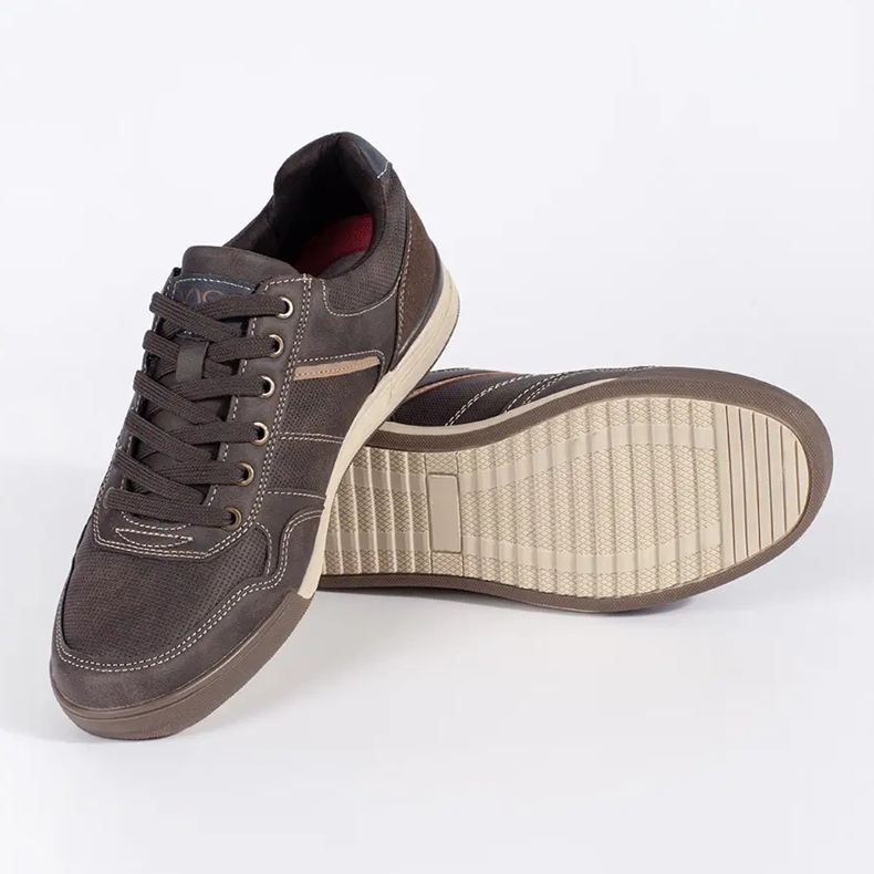 Vico Pantofi sport maro pentru bărbați 2