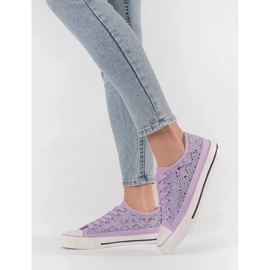 Adidași Violet Openwork Legate 2