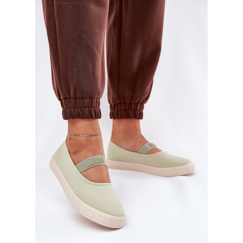 Big Star Star Big Women NN274604 Adidaje verzi deschise verde 2