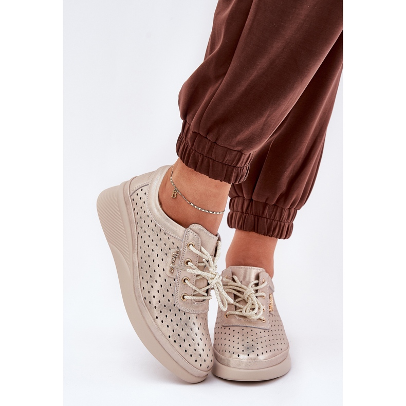 Vinceza Sporturi din piele pentru femei sportive sportive de dormit pentru dormit de aur 2