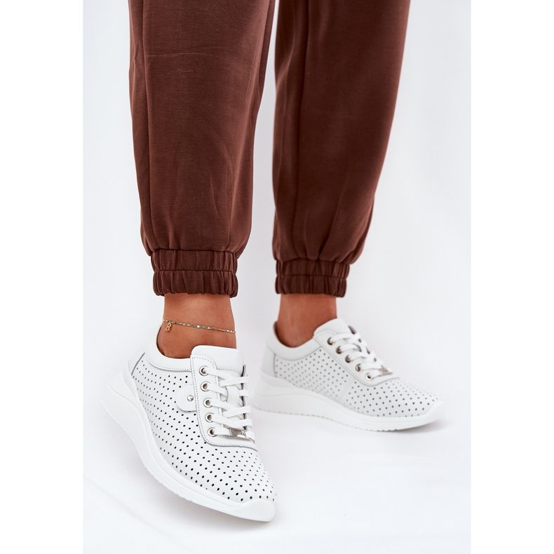 Femei Vinceza 79532 Pantofi sport albi 2