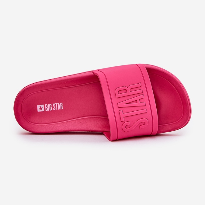 Papuci pentru femei Big Star NN274A668 Fuchsia roz 1