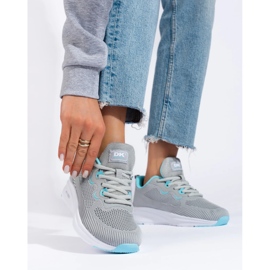 Pantofi sport pe platforma DK gri 2