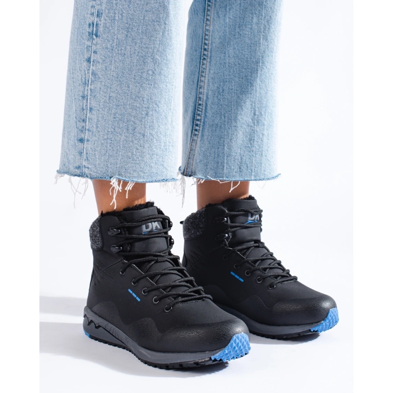 Ghete de trekking damă calde DK negru 2