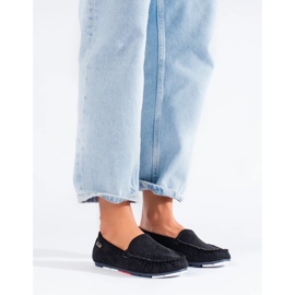 Mocasini negri ajurati Shelovet de dama negru 2 Mocasini negri ajurati Shelovet de dama negru 2