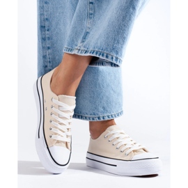 Tenisi bej Shelovet de dama 2