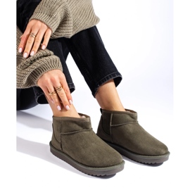 Cizme de zăpadă de damă Shelovet verde închis 2