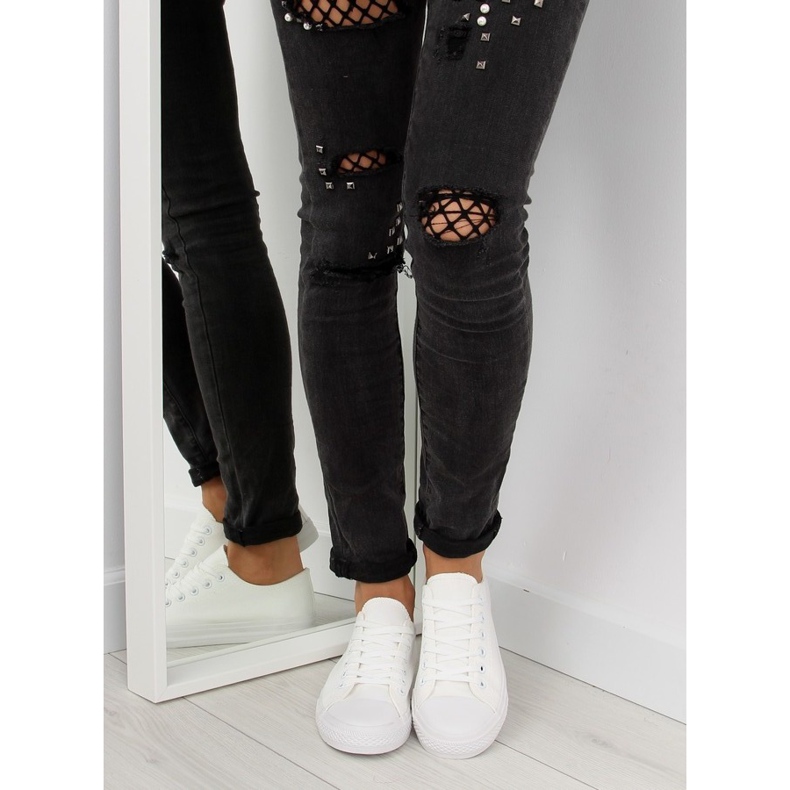 Tenisi albi monocolori de dama 2