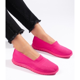 Pantofi sport slip-on roz 2