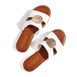 Flip-flops albi de damă 2