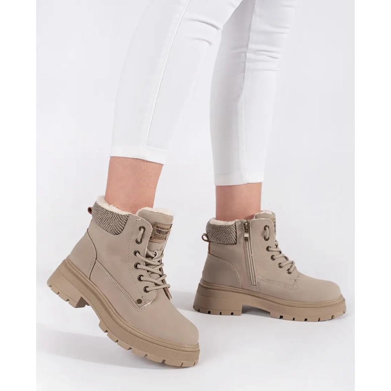 Goodin Cizme de dama izolate bej 1