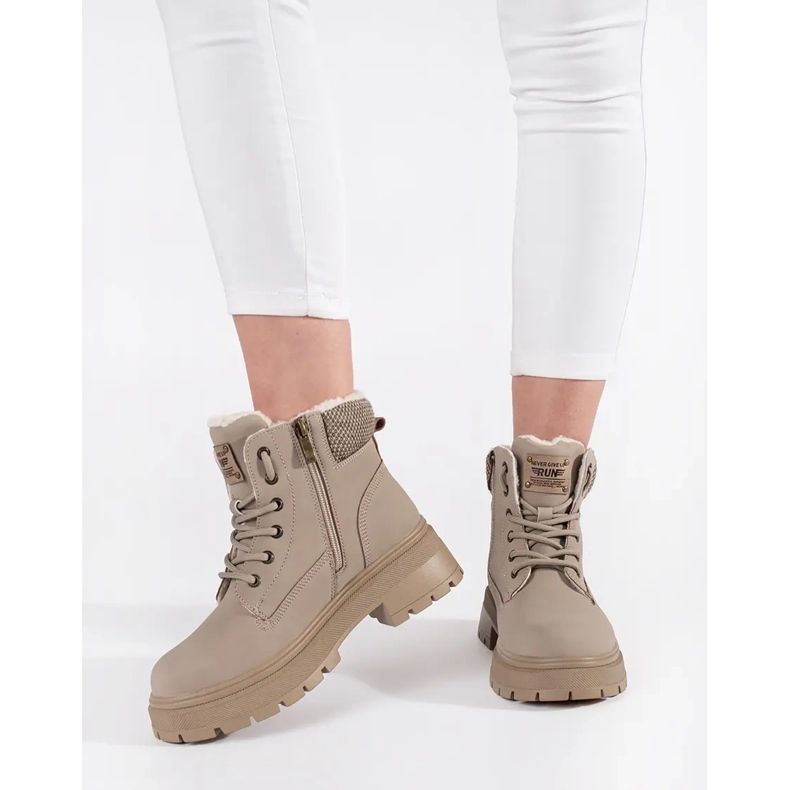 Goodin Cizme de dama izolate bej 2