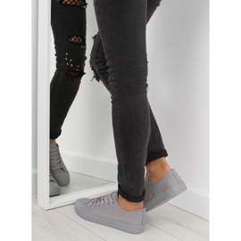 Adidași gri monocolor de damă NB176 gri 2 Adidași gri monocolor de damă NB176 gri 2