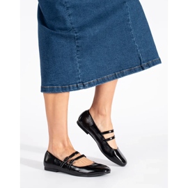 Balerini lacuiti negri cu inchizatoare negru 2