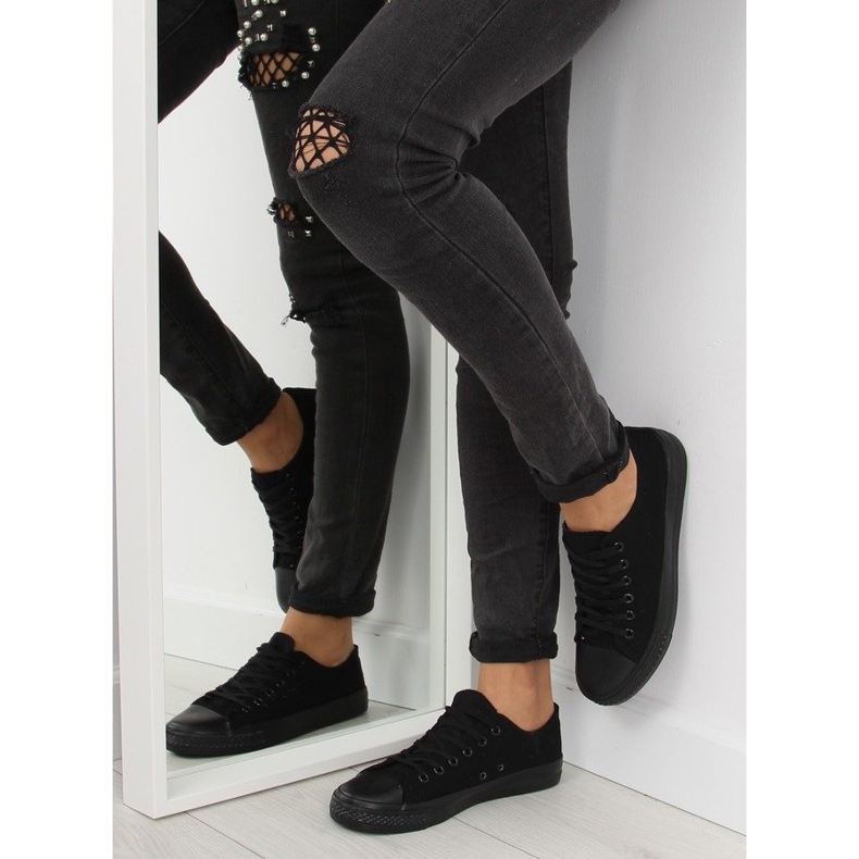 Tenisi dama negri negri monocolori negru 1 Tenisi dama negri negri monocolori negru 1