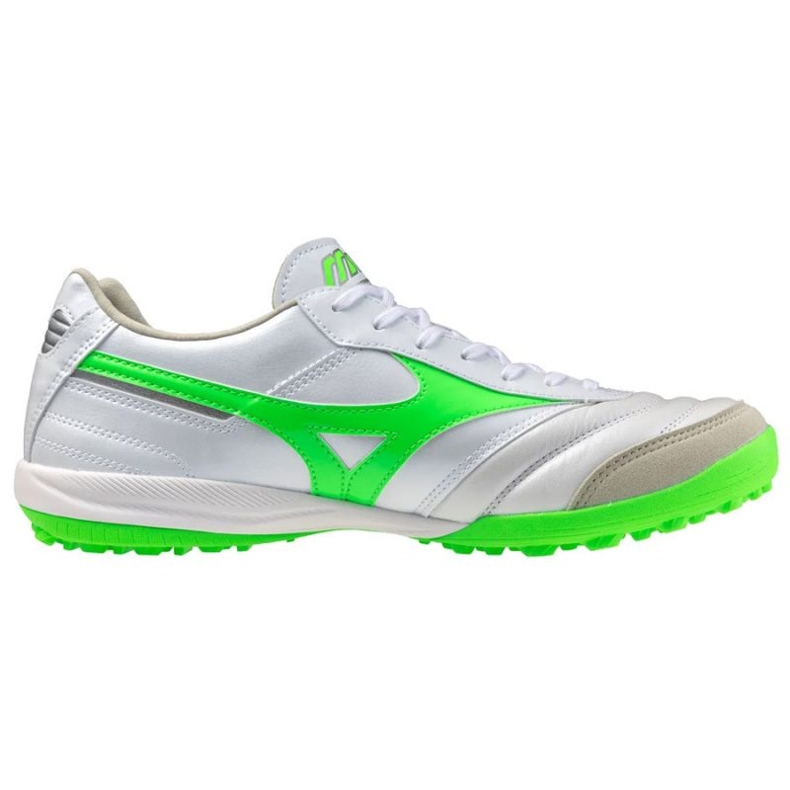Pantofi de fotbal Mizuno Morelia Hall Elite TF Q1GA251237 alb 1 Pantofi de fotbal Mizuno Morelia Hall Elite TF Q1GA251237 alb 1