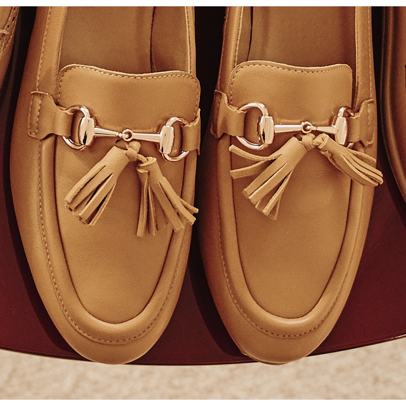 Marco Shoes Mocasini din piele cu franjuri 2199P-003-1 maro 1