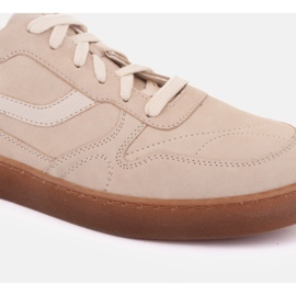 Marco Shoes Adidași sportivi pentru femei Murano bej 1