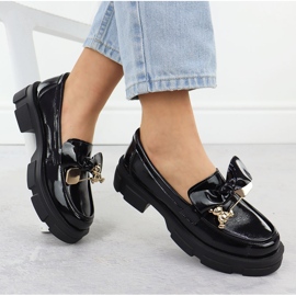 Black Filippo DP610 Plăcile din piele Varnished Heels High negru 1 Black Filippo DP610 Plăcile din piele Varnished Heels High negru 1