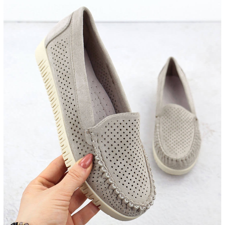 Mocasins OpenWork Loose Bej Potocki 25-11316 1