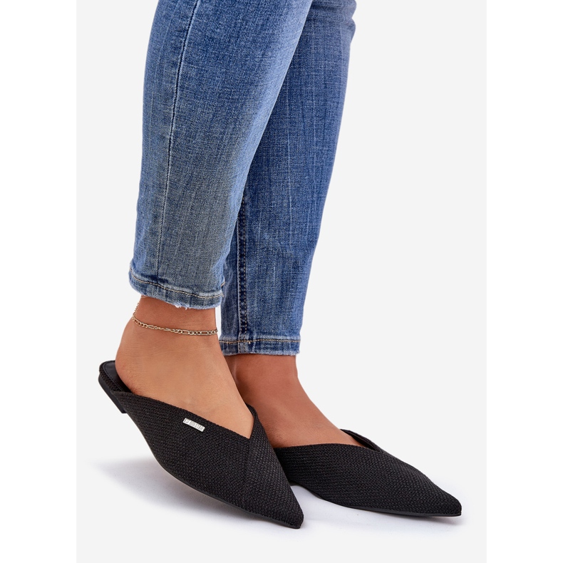 Big Star Flip -flops pentru femei cu degetele de la picioare mari RR274210 Negru 1