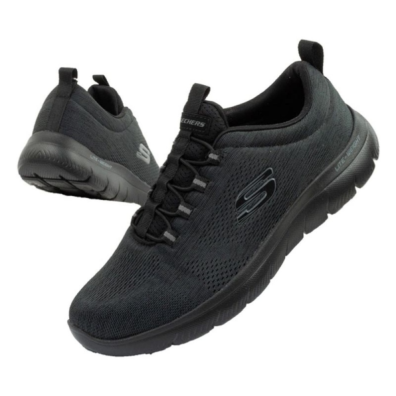 Pantofi Skechers Summits-Louvin 232186/BBK gri 7