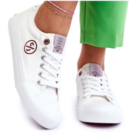Pantofi de damă Cross Jeans Tesatura LL2R4043 Alb 6