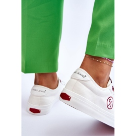 Pantofi de damă Cross Jeans Tesatura LL2R4043 Alb 5