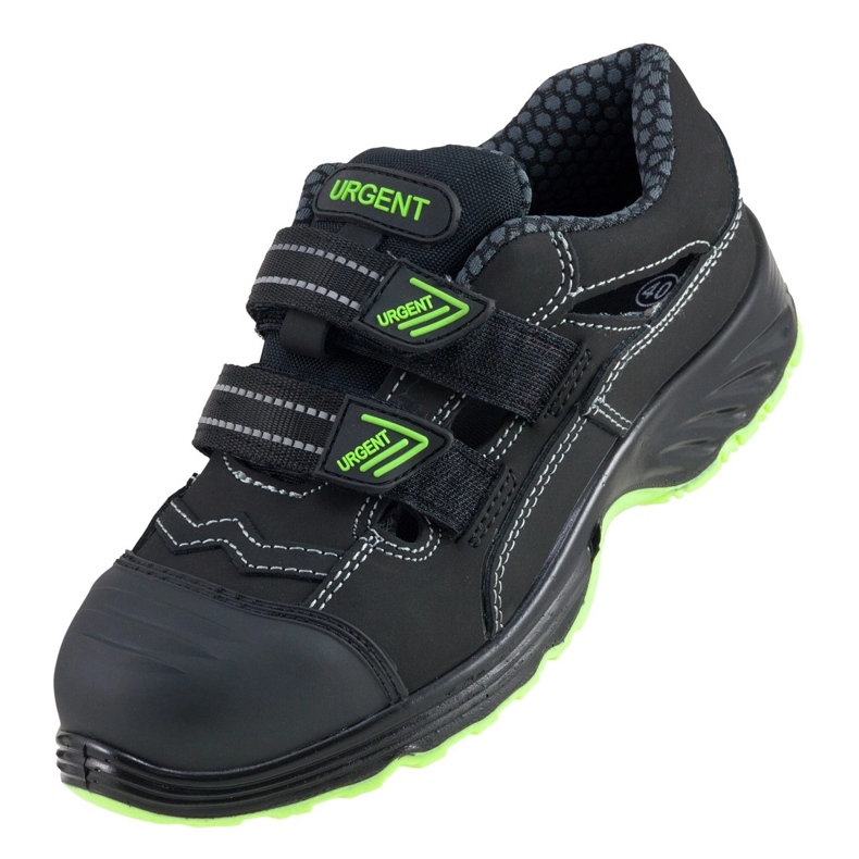Pantofi de lucru velcro urgent 350/s1 negru 1