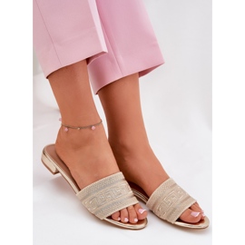Flip -flops -flops -flops -Flops auriu de aur 7