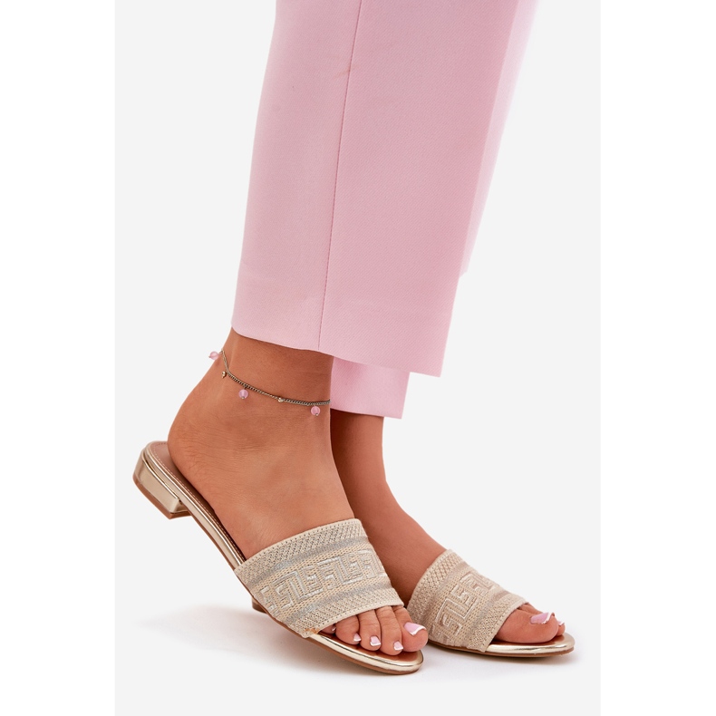 Flip -flops -flops -flops -Flops auriu de aur 1