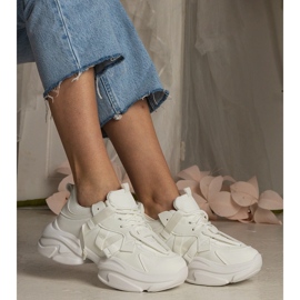 Adidași albi pentru femei Sport masiv 2