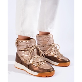 Cizme scurte de zapada aurii Big Star KK274276 maro 1