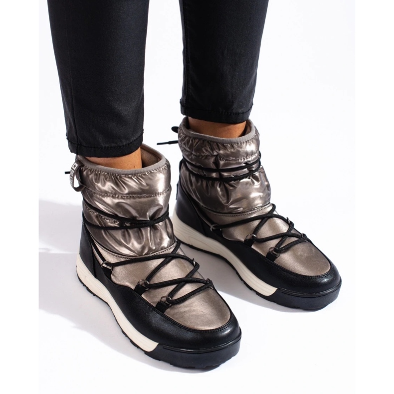 Cizme de zapada dama Big Star KK274275 de aur 1