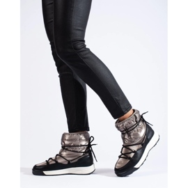 Cizme de zapada dama Big Star KK274275 de aur 2