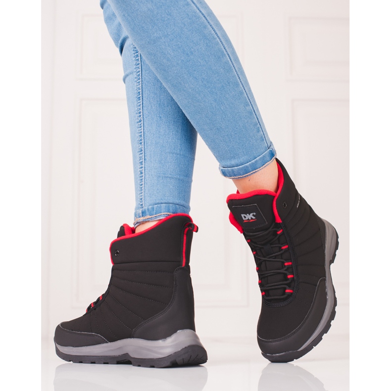 Pantofi de trekking înalți pentru femei DK aquaproof negru 2