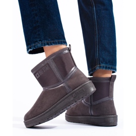 Cizme scurte de zapada dama Big Star KK274615 gri 1