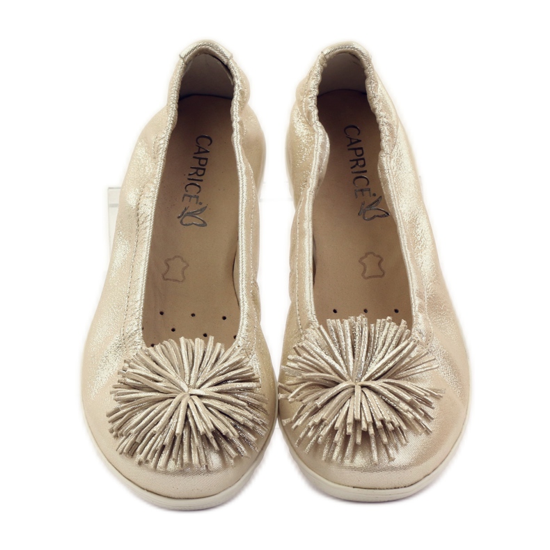 Pantofi balerini Caprice pentru femei 22116 galben 4