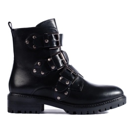 Genti izolate cu catarame negru 1