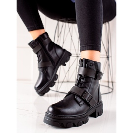 Muncitori cu catarame negre negru 2