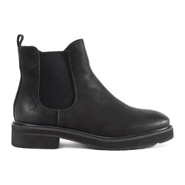 Cizme negre clasice de la Sergio Leone negru 1