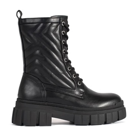 Trappers cu model matlasat negru 1