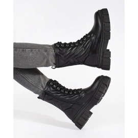 Trappers cu model matlasat negru 2