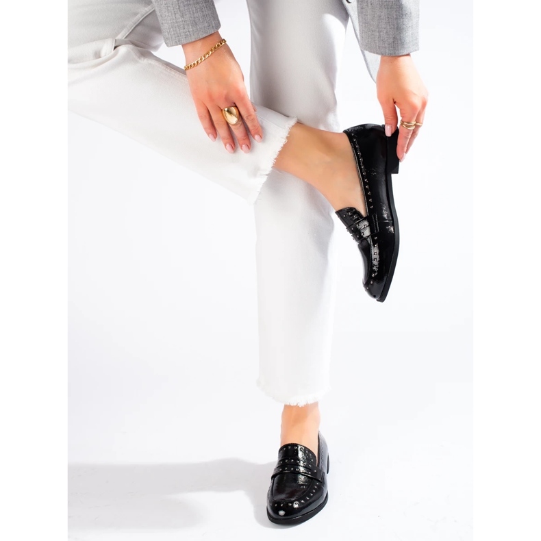 La.Fi Pantofi LA eleganti. Fi negru 2