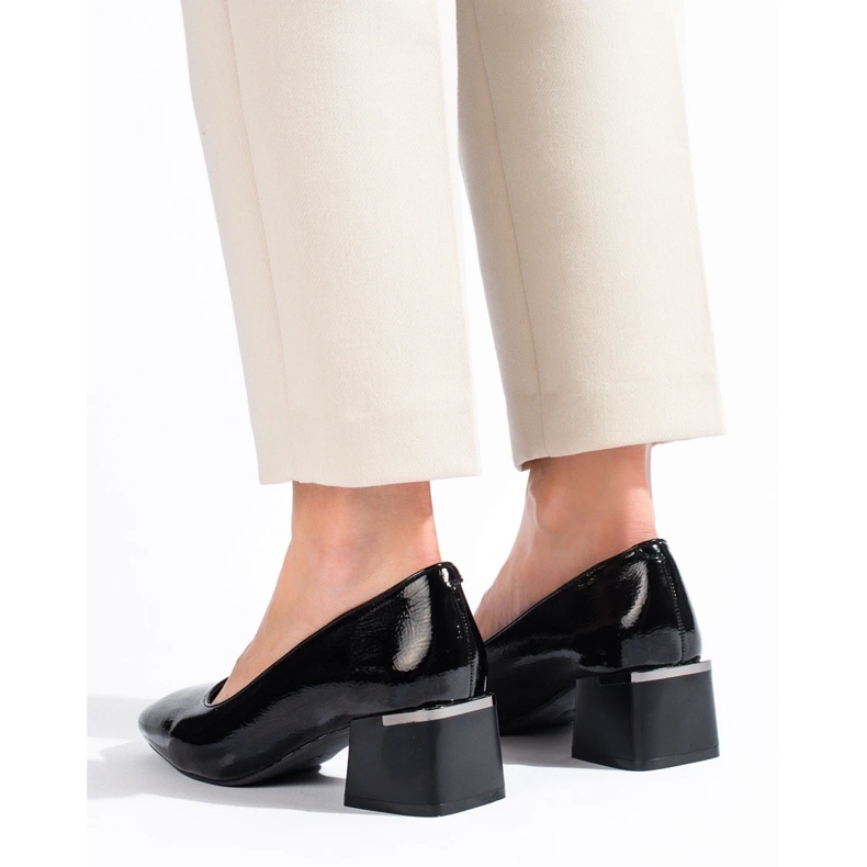 Pompe elegante tocuri inalte La.Fi negru 1