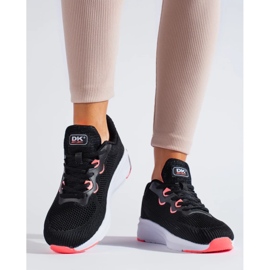 Pantofi sport pe platforma DK negru 1