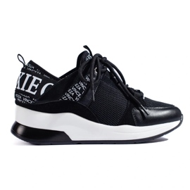 Adidași VINCEZA de modă negru 2