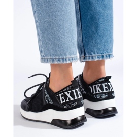 Adidași VINCEZA de modă negru 1